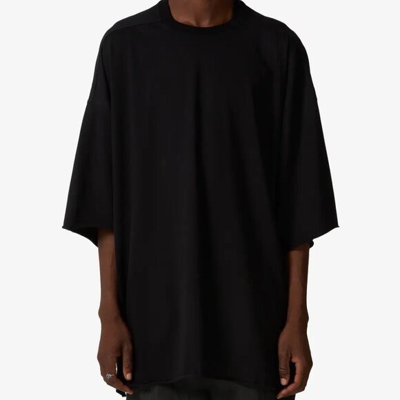 Rick Owens: OS Tommy Tee Black Organic Cotton One Size FW24 Porterville - Picture 12 of 12